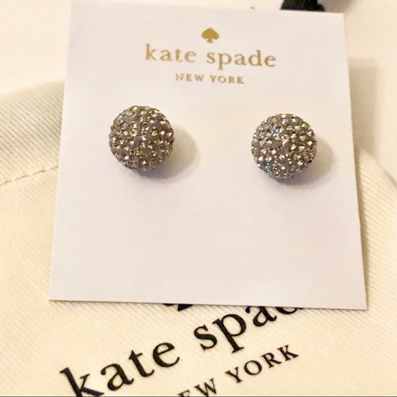 Kate Spade Black stud earrings - Picture 3 of 6